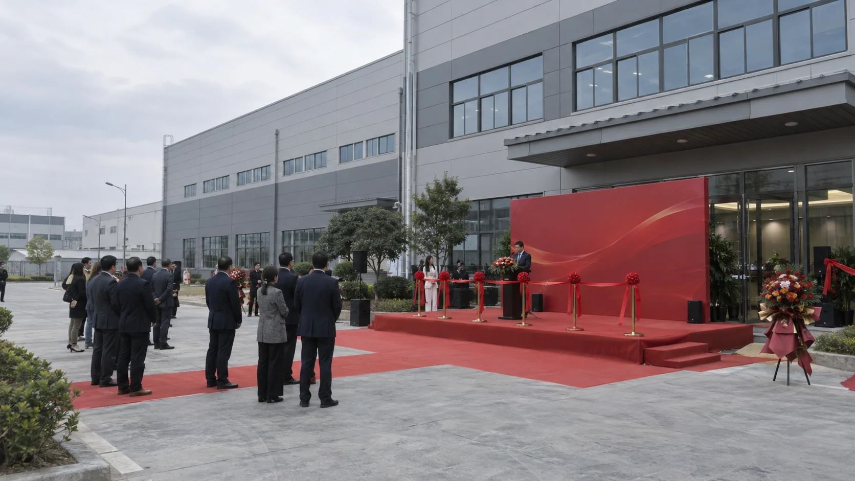 工厂开业投产仪式与接待动线｜方案展示